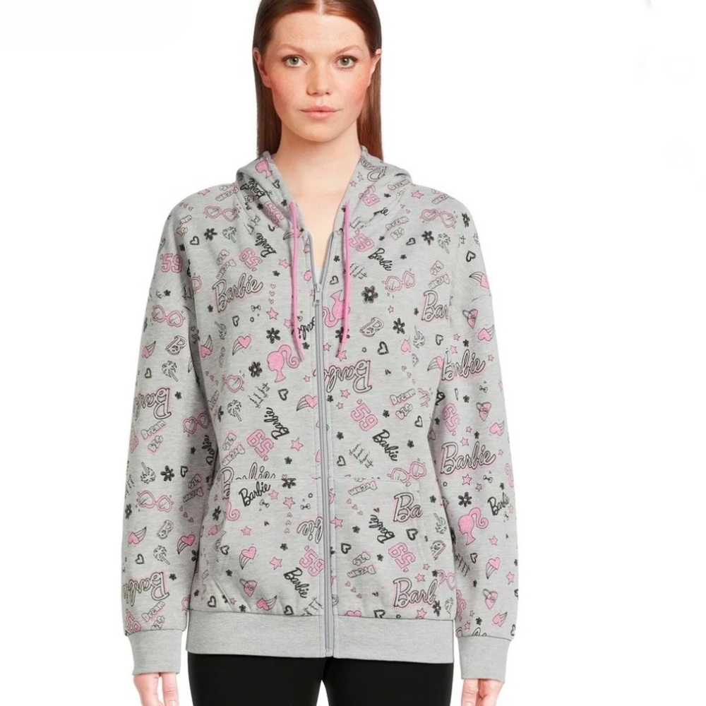 🆕🌺BARBIE All Over Print Hoodie🌺 - Picture 2 of 8